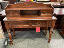 Load image into Gallery viewer, R95 18”x 48” Mahogany Wood Used Desk $299.98 - 1 Only