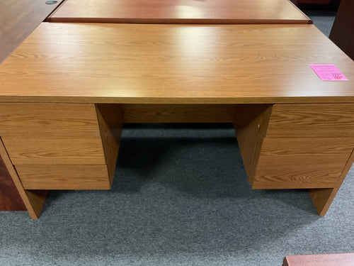 R183 30”x 60” Pine Used Desk w/2 Files $199.98 - 1 Only