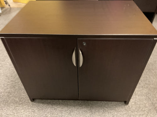 R502 2 Door Espresso Used Storage Cabinet $299.95 - 1 Only