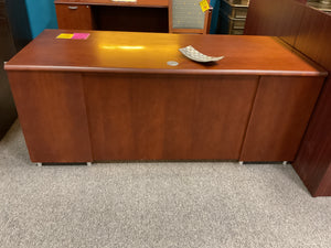 R9604 30”x 72” Cherry Used Desk w/2 Files $249.98 - 1 Only