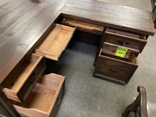 Load image into Gallery viewer, 8168 66" Rustic Grand Hacienda L-Shaped Desk w/Storage $1,899.95