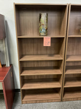 Load image into Gallery viewer, R1873 32”x 71” Brown Lam Used Bookcase $199.98