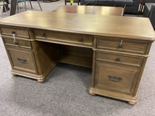 Load image into Gallery viewer, 3906 24"x 72" Sloane Gray Wash Oak Credenza Desk $988.00 - 1 Only!
