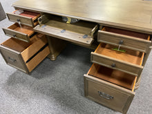 Load image into Gallery viewer, 3906 24"x 72" Sloane Gray Wash Oak Credenza Desk $988.00 - 1 Only!