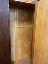 Load image into Gallery viewer, R4410 42”x 76” Antique Dark Walnut Used Storage wardrobe $399.98 - 1 Only
