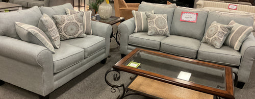 8699/8700 2 Pc Grande Mist Upholstered Sofa & Love Seat $1,099.95