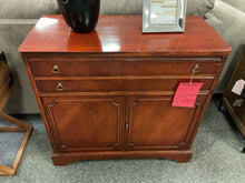 Load image into Gallery viewer, R1291 34”x 16”x 32.5” Antique Cherry Used Storage Cabinet $299.98 - 1 Only