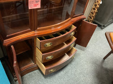 Load image into Gallery viewer, R6771 49”x 69.5” Cherry Used China Cabinet $399.95 - 1 Only