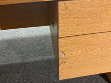 Load image into Gallery viewer, R42 3Pc Pine Lam Used Desk/Credenza/Hutch $125.00 - 1 Only