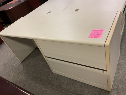 R440 24”x 72” Beige Used Credenza Desk w/Lateral File $89.98 - 1 Only!