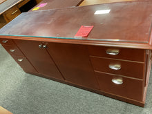 Load image into Gallery viewer, R2330 24”x 65” Cherry Used Storage Credenza $399.98 - 1 Only