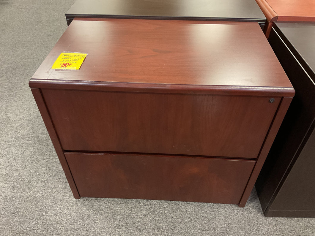R80 2 Drawer Mahogany Used Lateral File $80.00 - 1 Only