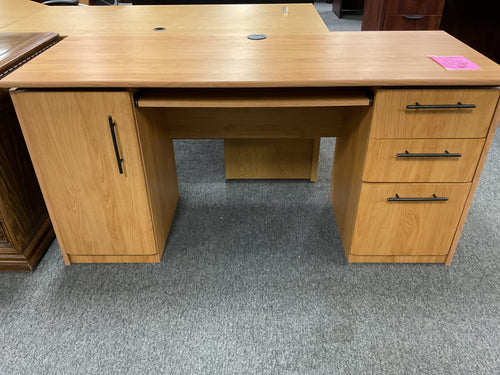 R7709 24”x 60” Pine Used Desk w/1 File/Storage $99.98 - 1 Only