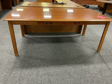 Load image into Gallery viewer, R348 38”x 73” Gunlocke Cherry Writing Used Desk $299.98 - 1 Only
