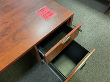 Load image into Gallery viewer, R3003 24”x 71” Cherry Lam Used Credenza Desk w/1 File $249.98 - 1 Only