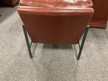 Load image into Gallery viewer, R8226 Brown Leather Lounge Used Chair $199.98