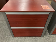 Load image into Gallery viewer, R5401 20”x 31” Cherry/Gray Lam 2 Drawer Used Lateral File $49.98