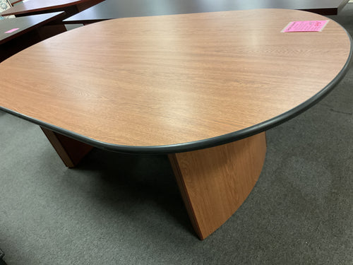 R3974 7’ Oak Lam Racetrack Used Table $249.98 - 1 Only