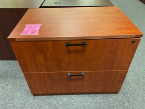 R658 22”x 36” Cherry Lam. 2 Drawer Used lateral File $199.98 - 1 Only
