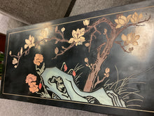 Load image into Gallery viewer, R2840 Ebony Etched Oriental Used Storage Cabinet $249.98 - 1 Only
