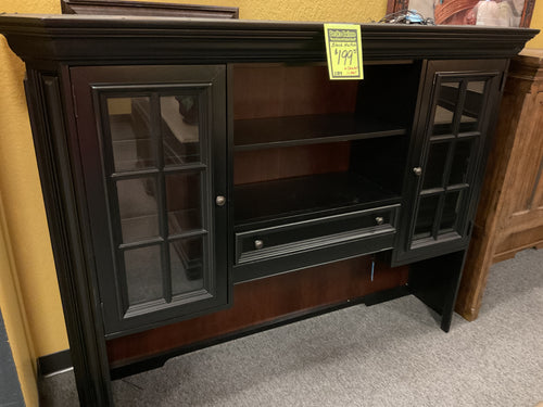 2889 71” Black Hutch $199.95 - 1 Only