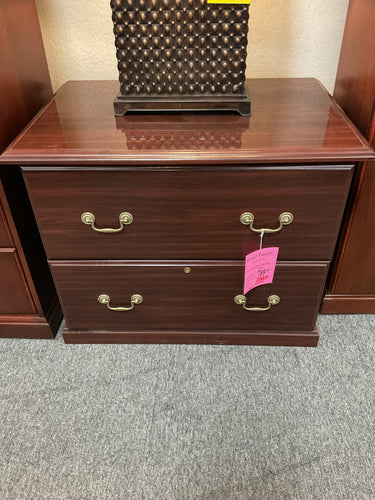 R7006 Mahogany 2 Drawer Used Lateral File $399.98
