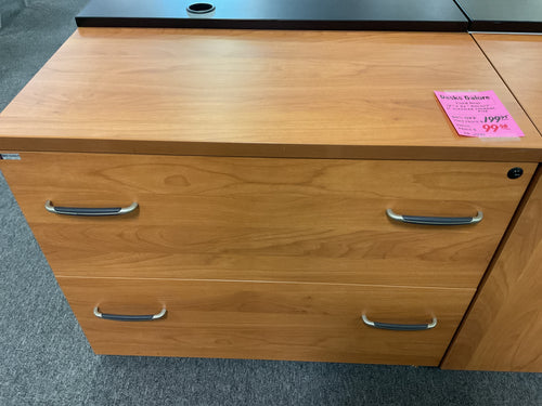 R2690 18”x 36” Pine Lam 2 Drawer Used Lateral File $99.98 - 1 Only