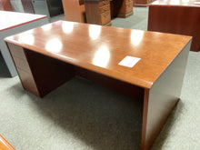 Load image into Gallery viewer, R602 36”x 72” Cherry Used Desk w/1 File $119.98 - 1 Only!