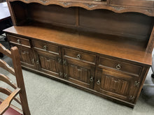 Load image into Gallery viewer, R5900 35”x 81” Dark Oak Used Table w/4 Side/2Arm Chairs/China $999.98 - 1 Only