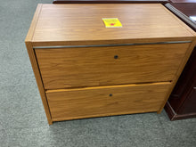 Load image into Gallery viewer, R42 Oak 2 Drawer Used Lateral File $99.95 - 1 Only