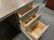 Load image into Gallery viewer, R9990 36”x 72” Gray Lam Exterior Used Desk w/1 File $249.98 - 1 Only