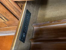 Load image into Gallery viewer, R2888 24”x 72” Oak Carved Used Credenza w/Hutch/2 Files $799.98 - 1 Only