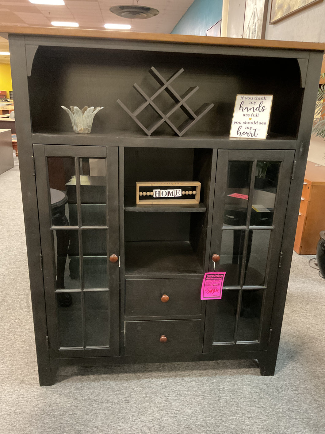 R3822 52”x 64” Black Used Storage Cabinet $349.98 - 1 Only