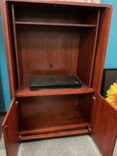 Load image into Gallery viewer, R187 42”x 66” Mahogany Used Storage Cabinet $149.98 - 1 Only