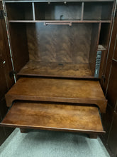 Load image into Gallery viewer, R6706 40”x 67” Mahogany Used Desk Armoire $349.98 - 1 Only