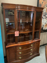 Load image into Gallery viewer, R6771 49”x 69.5” Cherry Used China Cabinet $399.95 - 1 Only