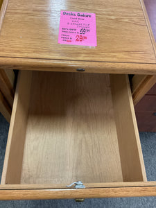 R666 20”x 25” Oak 2 Drawer Used File $29.98 - 1 Only
