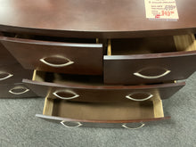 Load image into Gallery viewer, R8811 18”x 66” Mahogany 8 Drawer Used Storage Dresser $349.98 - 1 Only