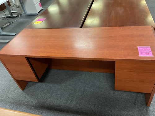 R7014 24”x 72” HON Cherry Used Credenza Desk w/2 Files $149.98 - 1 Only