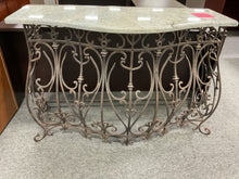 Load image into Gallery viewer, 6996 21.5”x 52” Metal/Quartz Metal Console Used Table$449.98 - 1 Only