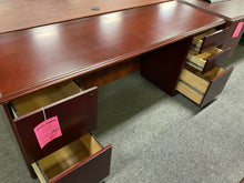 Load image into Gallery viewer, R745 24”x 72” Mahogany Used Credenza Desk $199.98 - 1 Only