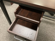 Load image into Gallery viewer, R1603 26”x 58” Espresso Used Desk $99.98 - 1 Only