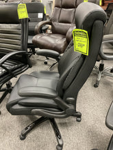 Load image into Gallery viewer, 8979 Black Uph Flip Up Arm Desk Chair $249.95