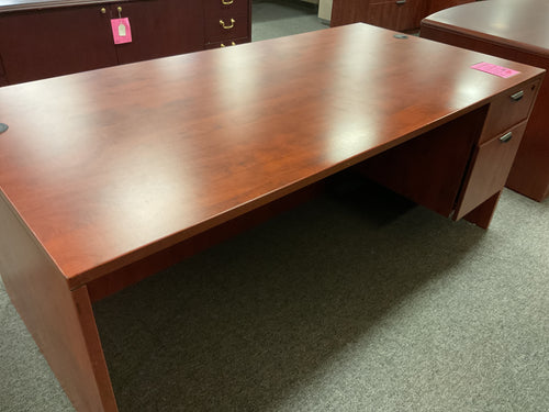 R4401 Cherry Lam. used Desk w/1 File $199.98 - 1 Only