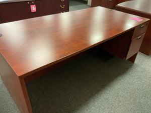 R4401 Cherry Lam. used Desk w/1 File $199.98 - 1 Only