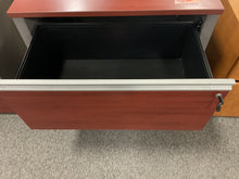 Load image into Gallery viewer, R5403 20”x 36” Cherry/Gray Lam 2 Drawer Used Lateral File $69.98