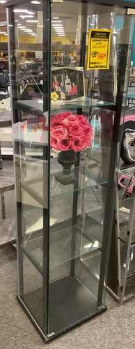 8418 Black/Glass Curio Cabinet $149.95