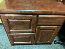 Load image into Gallery viewer, R6910 2’x 8’ Pecan Used Credenza Desk w/Hutch $399.98 - 1 Only