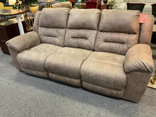 Load image into Gallery viewer, R7195 Brown Power Reclining Used Sofa $499.98 - 1 Only