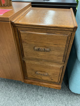 Load image into Gallery viewer, R1313 16”x 28” Oak 2 Drawer Letting Used File $149.98